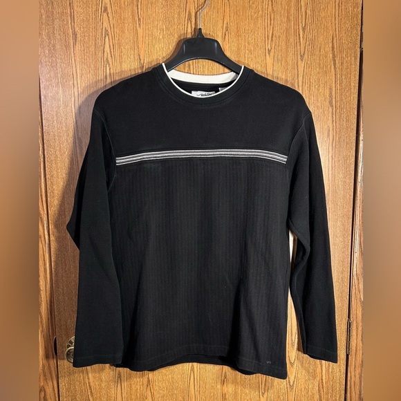 Y2K Point Zero Black Crewneck Sweater - Picture 1 of 4